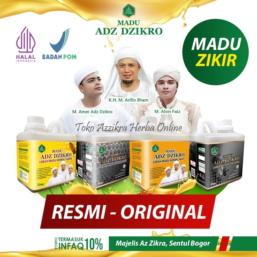 

Super Untung Madu Adzikra Herbal Super Adz Dzikro Original Hitam Pahit Az Zikra Asli 1 5 gr