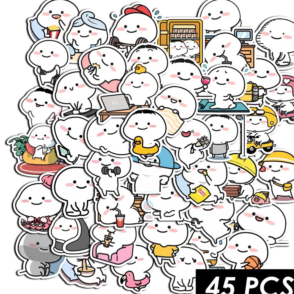 

Murah Premium STIKER PENTOL 45 PCS UNTUK Laptop HP TUMBLER SEPEDA MOTOR HELM BOTOL MINUM STICKER QUBY