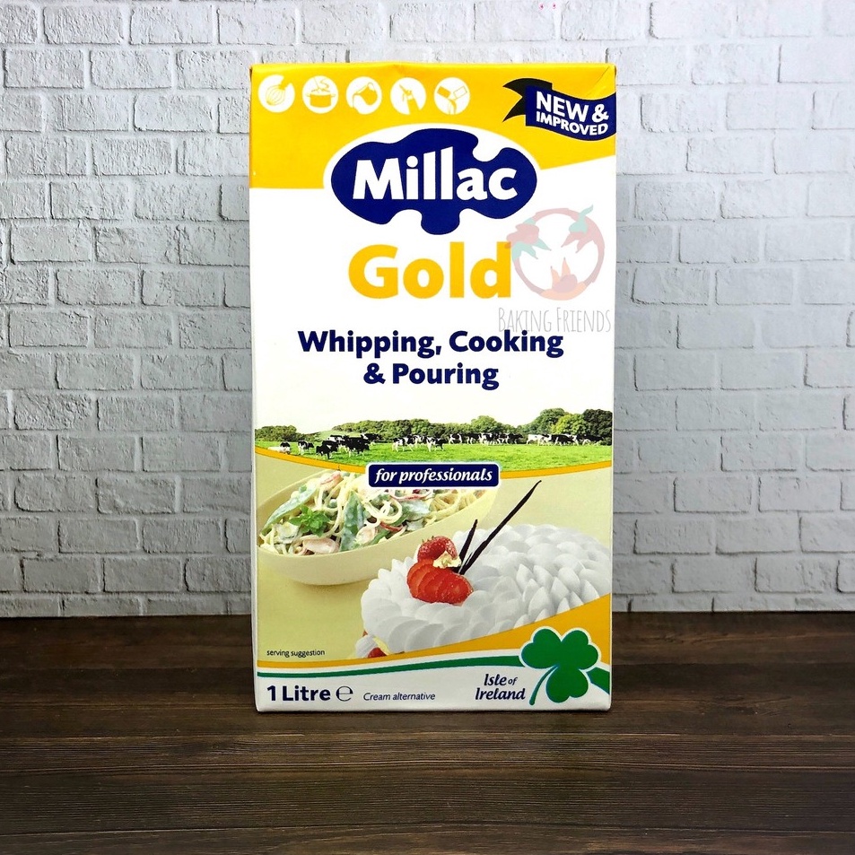 

Semuanya baru MILLAC GOLD CREAM 1Ltr Milac Whipping Cream