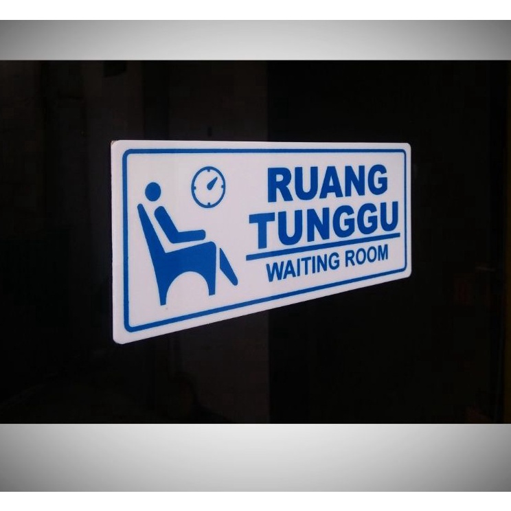 

Lebih Populer Sign Ruang Tunggu Akrilik sign label ruang tunggu