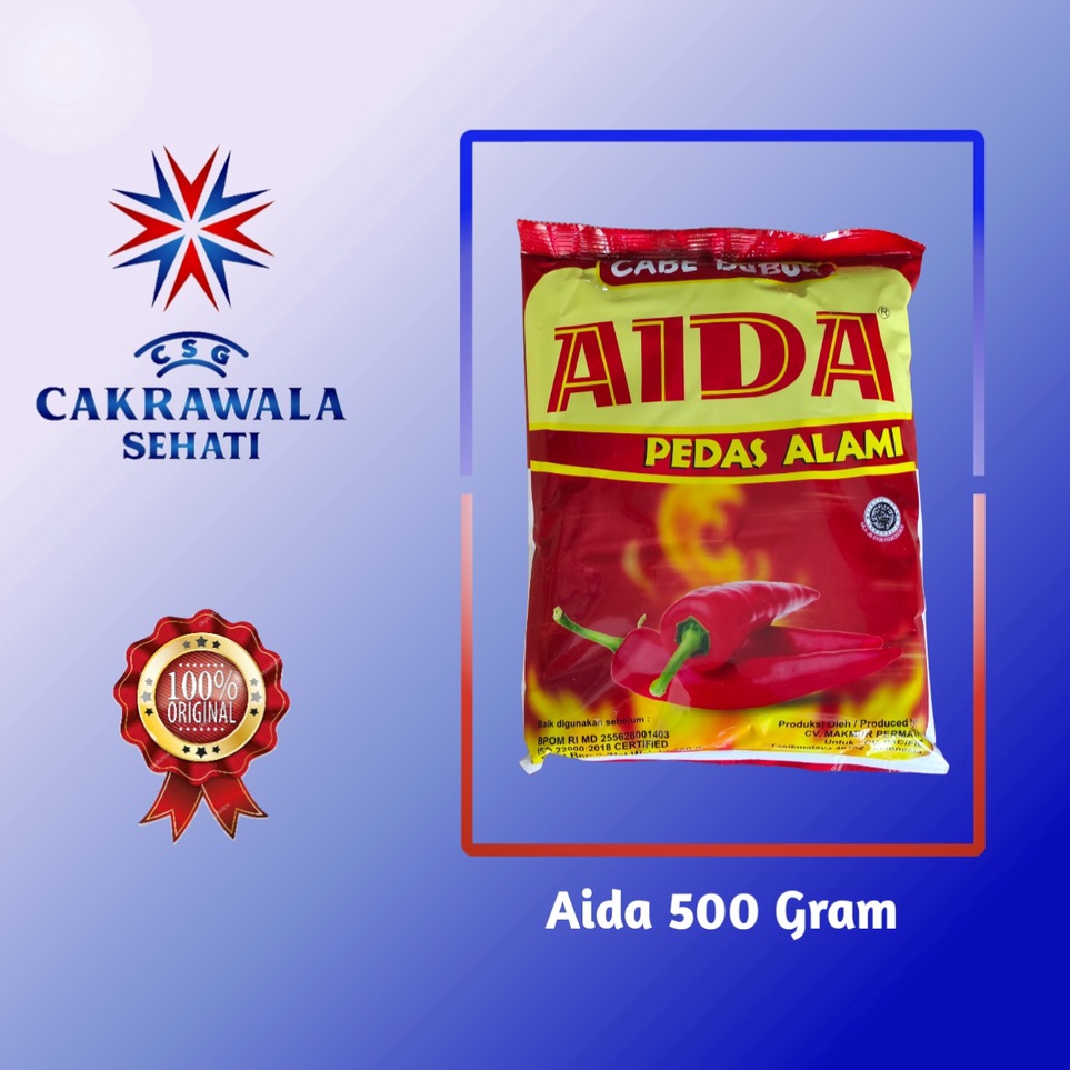 

Cepat laku Aida Cabe Bubuk 5 g