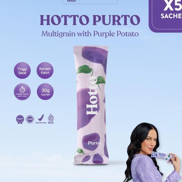 

COD 5 SACHET Hotto Purto Multigrain with Purple Potato
