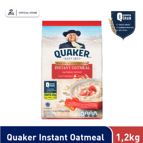 

Cuma Sehari Quaker Instant Oatmeal 12 gr