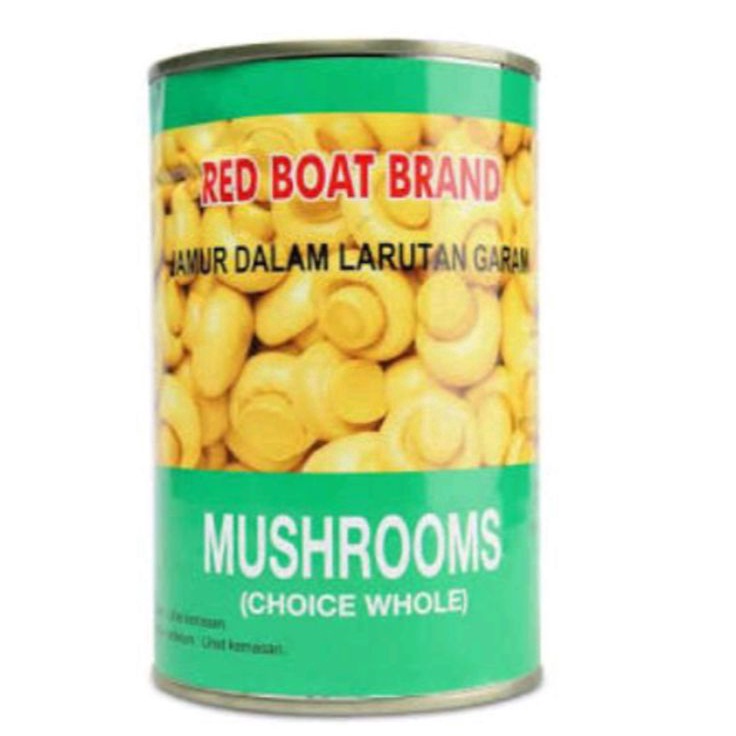 

Promo Max Jamur Kancing Kaleng Champignon Mushroom Red Boat Brand 425 Gram