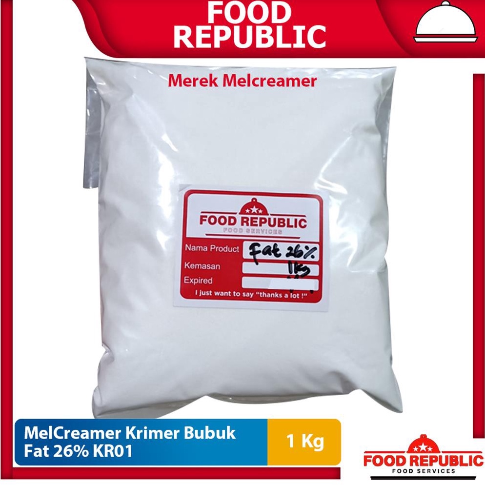 

Flash Sale KRIMER BUBUK CREAMER POWDER 1 KG FAT 26 NON DAIRY HALAL