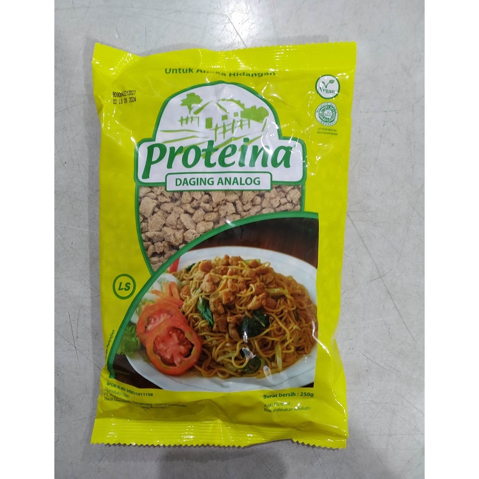 

Promosi Spesial Proteina LS 25 gram Protein Nabati Daging Nabati Protena Daging Vegetarian