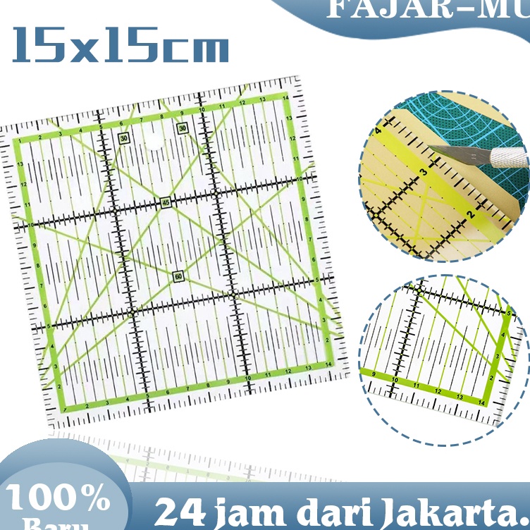 

Dijamin Ada Quilting Ruler Penggaris Pola Penggaris Jahit Square Quilting Ruler Pemotongan Kain Penggaris Jahit Akrilik