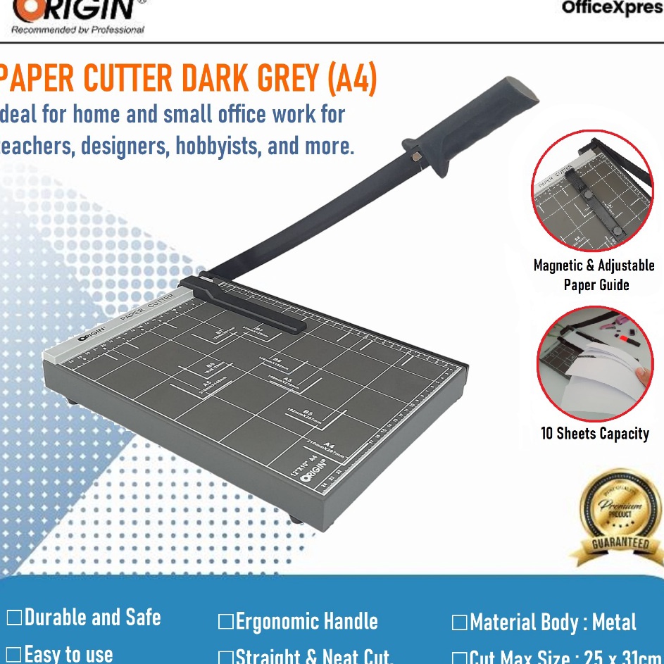 

Paling Top Alat Pemotong Kertas A4 Alat Potong Kertas Origin A4 Paper Trimmer Paper Cutter A4 Cutting Board