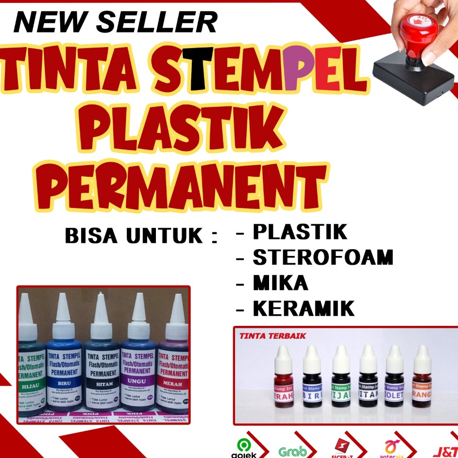

Flash Promo TINTA STEMPEL PLASTIK PERMANENT WATERPROOF