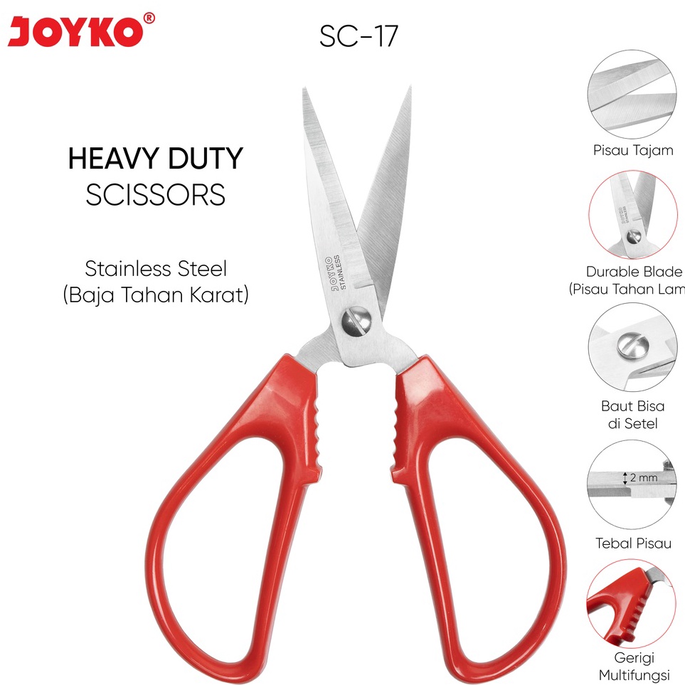 

Buruan Beli Gunting Scissors Joyko SC17