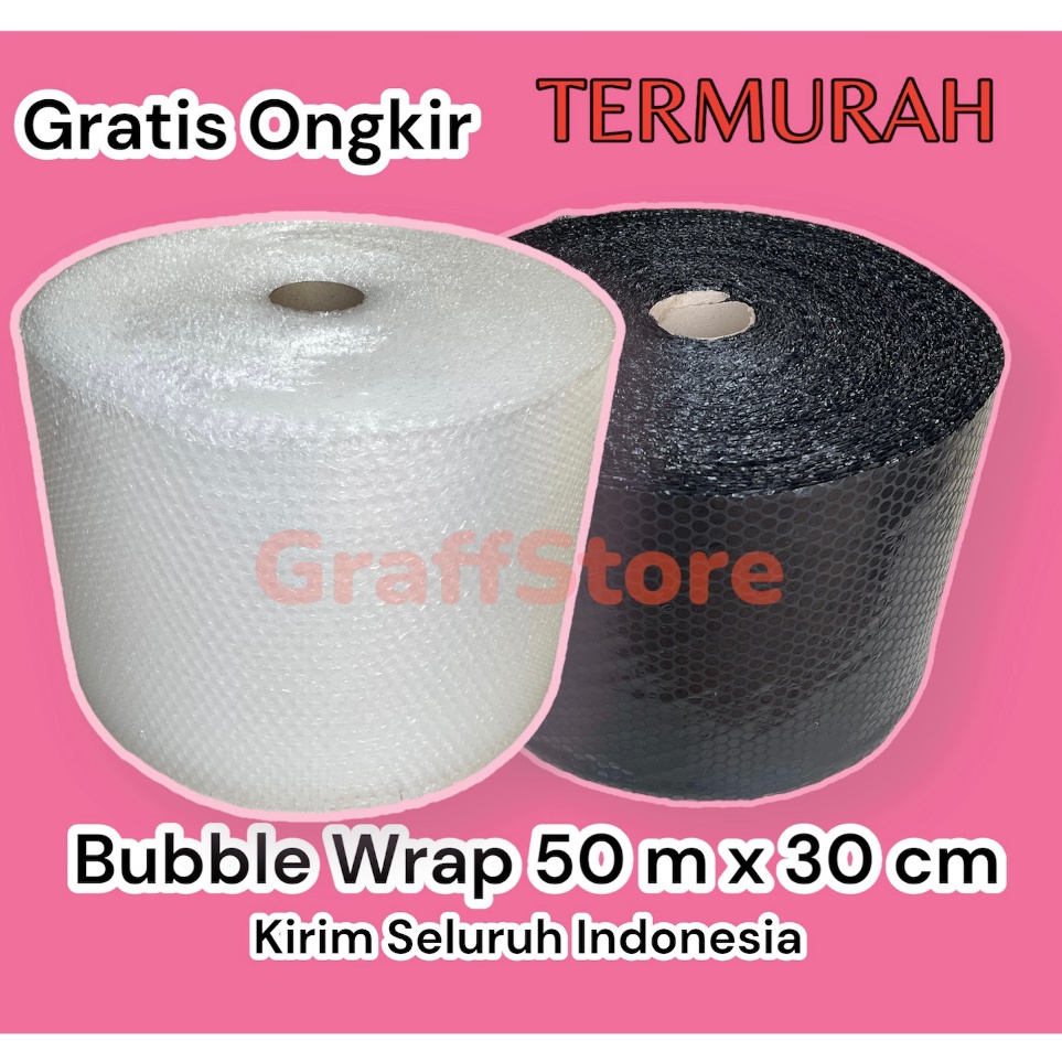 

Free Ongkos Kirim Bubble wrap 5 m x 3 cm Free Ongkir Murah