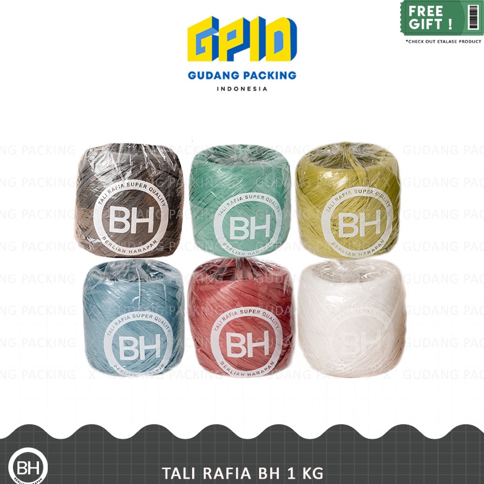 

Kejutan Terbesar BH Tali Rafia 1 Kg Hitam Putih Warna