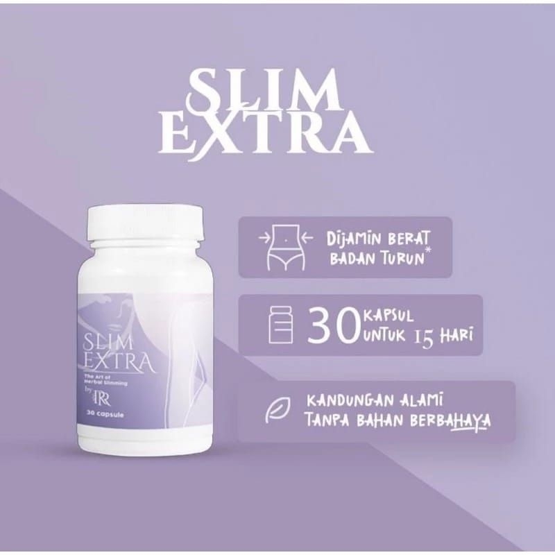 SLIM EXTRA MORANTIKA Original 100% Herbal Pelangsing Alami Original BPOM