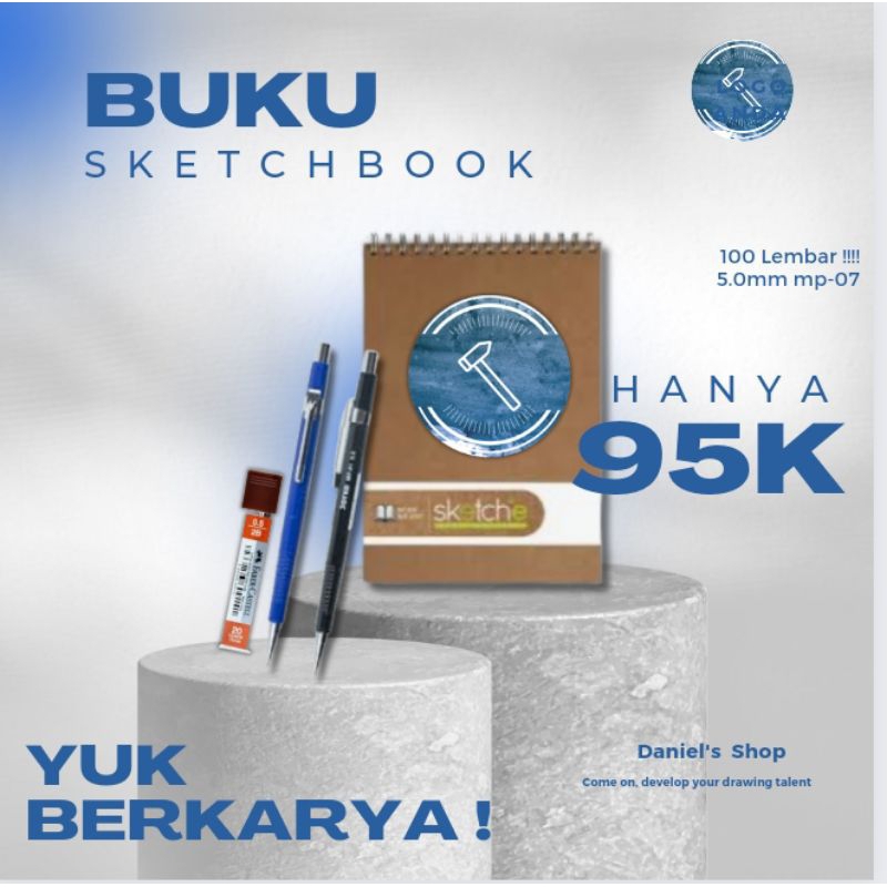 

ALAT MENGGAMBAR SKETCHBOOK DAN PENSIL MEKANIK