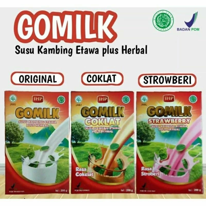 

Susu Kambing Etawa GoMilk Plus Herbal Susu Go Milk