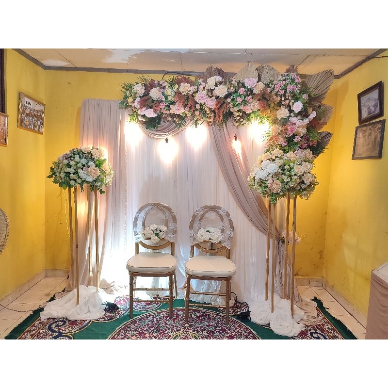 Dekorasi mengunduh Mantu minimalis 2 meter