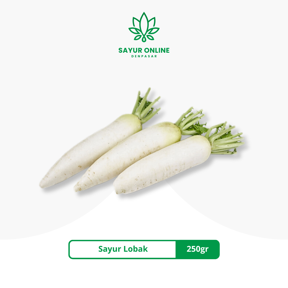 

Sayur Lobak 250gr - Sayur Online Denpasar