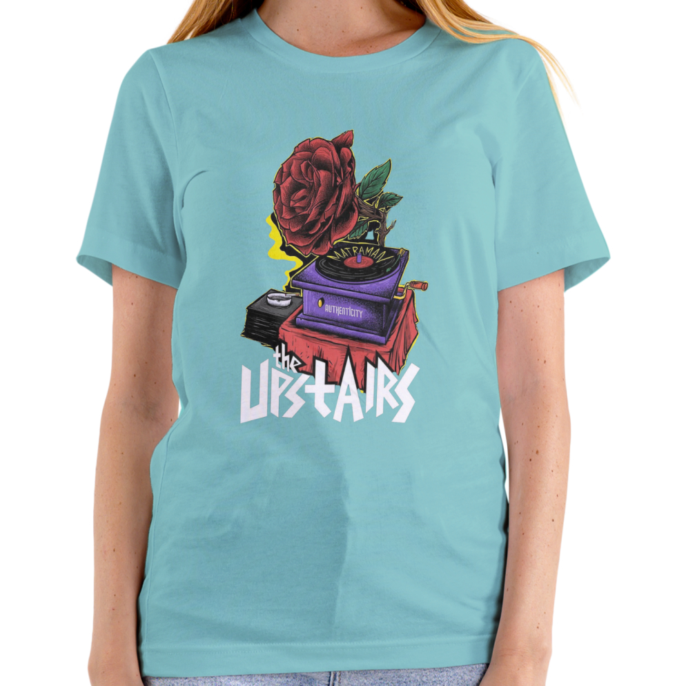 Kaos Band Musik The The Upstairs Matraman Vinyl - Kaos Pria Wanita Distro Premium Katun Combed 24s