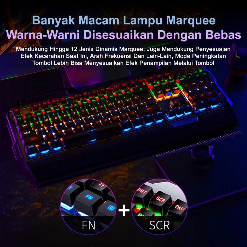 Glowy-Keyboard gaming keyboard mechanical keyboard gaming mechanical Keyboard RGB