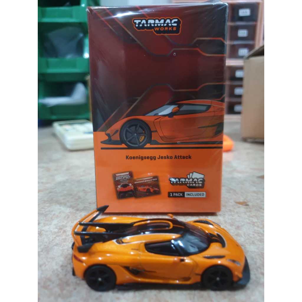 Tarmac Koenigsegg Jesko Attack + Cards