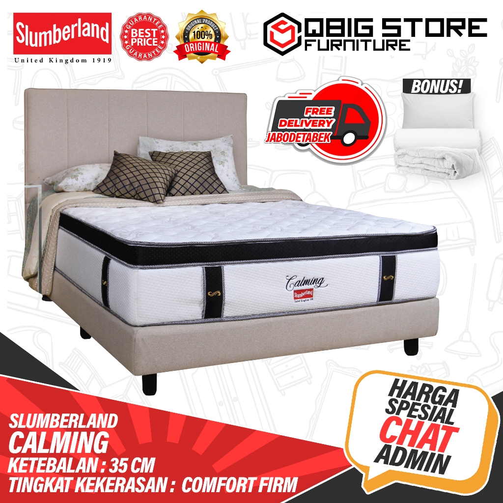 Kasur Springbed Slumberland Calming spring bed matras