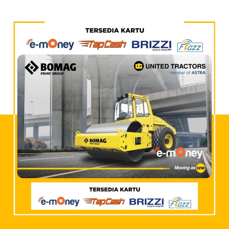 KOMATSU / KARTU EMONEY SERI 003/KARTU E-MONEY/KARTU EMONEY/EMONEY KOMATSU/E-MONEY KOMATSU/E-MONEY UN