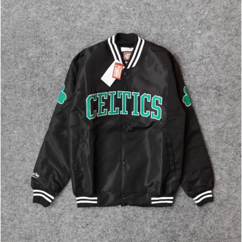 VARSITY JACKET NBA CELTICS PREMIUM FULL BORDIR