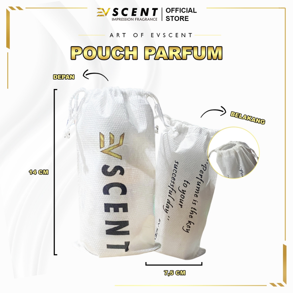 EV SCENT - Pouch Parfum | Pouch Serut Kantong Parfum Official Merchandise Ev Scent
