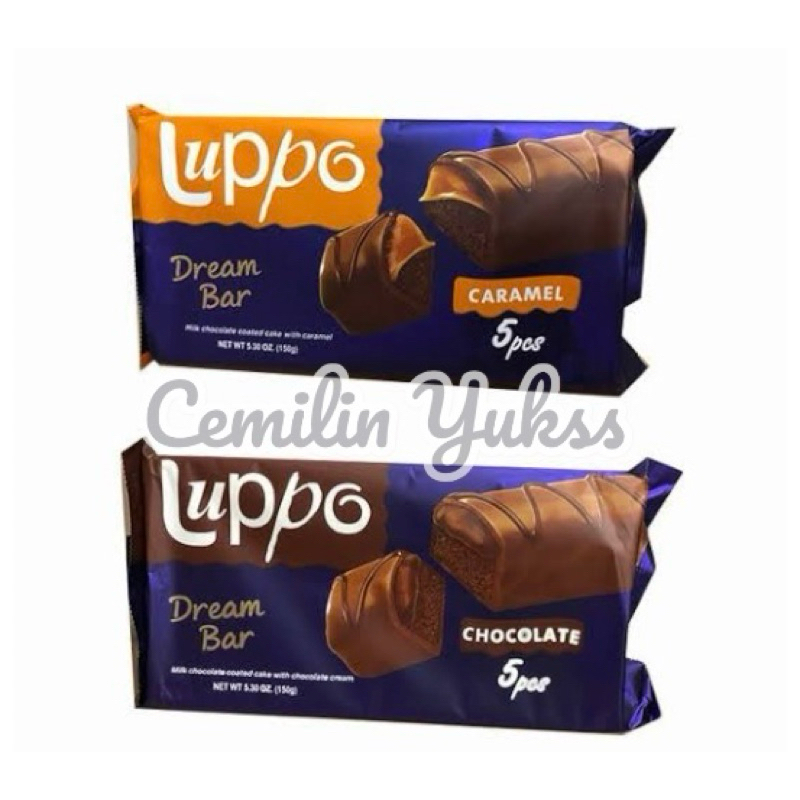 

Luppo Dream Bar 150g Luppo Dream Bar Chocolate Luppo Dream Bar Caramel