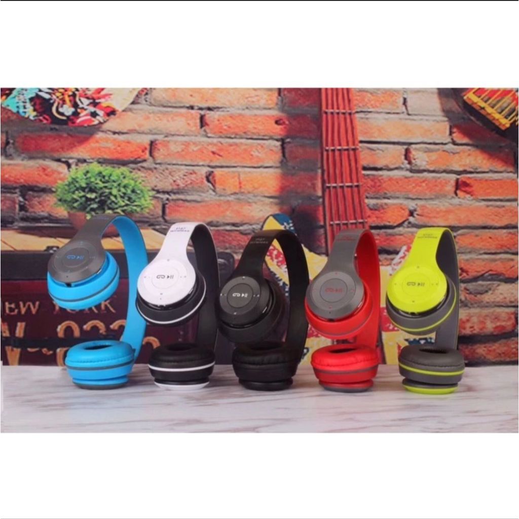 Handsfree Headset Bluetooth P47   Handset Handsfree P47 Bluetooth bando plus kabel aux