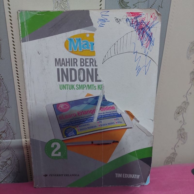 BUKU PELAJARAN BAHASA INDONESIA SMP KELAS 2 ERLANGGA
