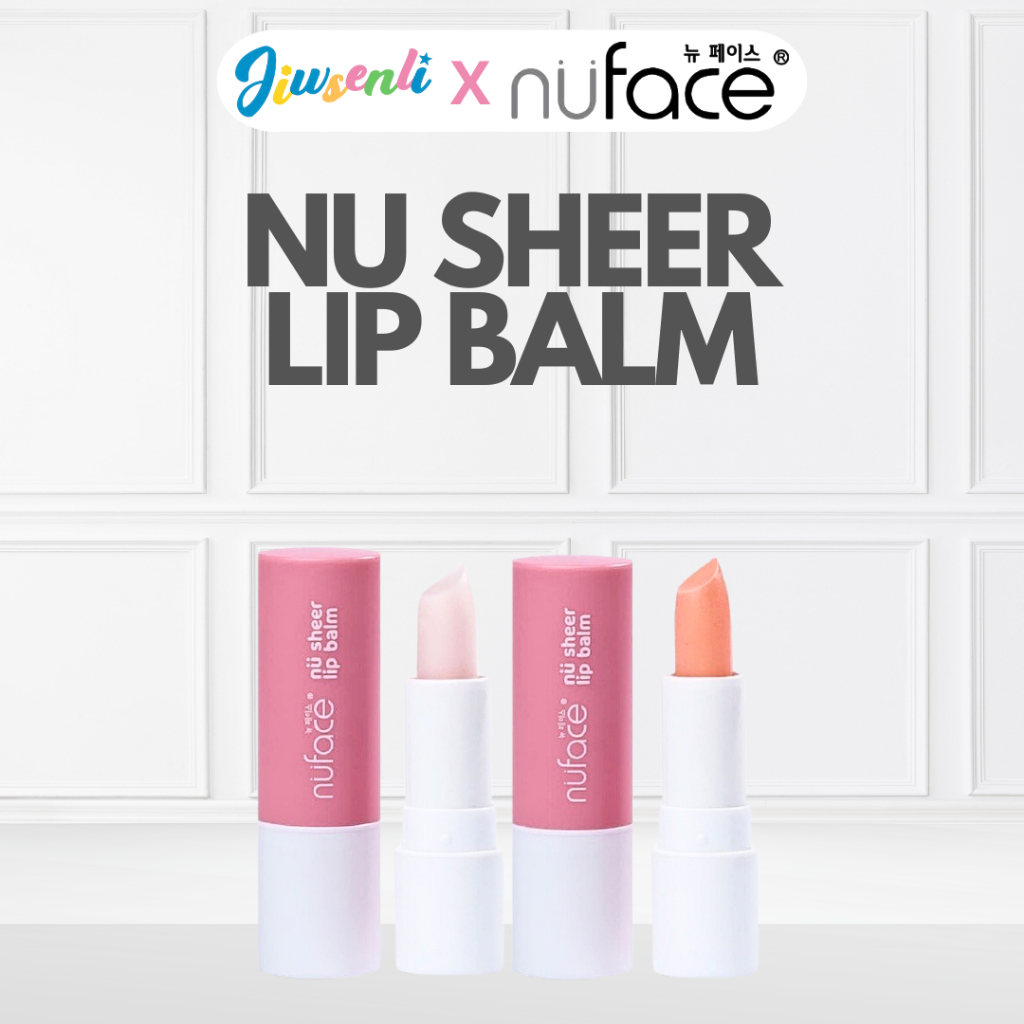 NUFACE NU SHEER LIP BALM 3.5GR | NUFACE LIP BALM PINK BERRY | NUFACE LIP BALM PEACH GUM