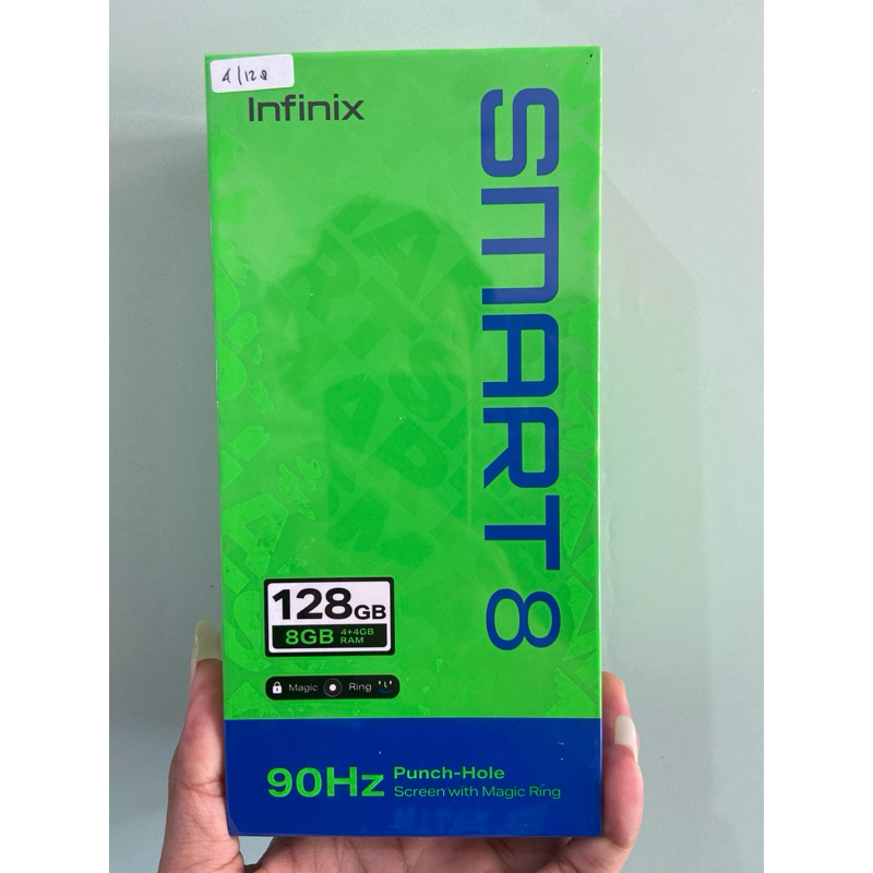 infinix smart 8 ram 4+4/128ram
