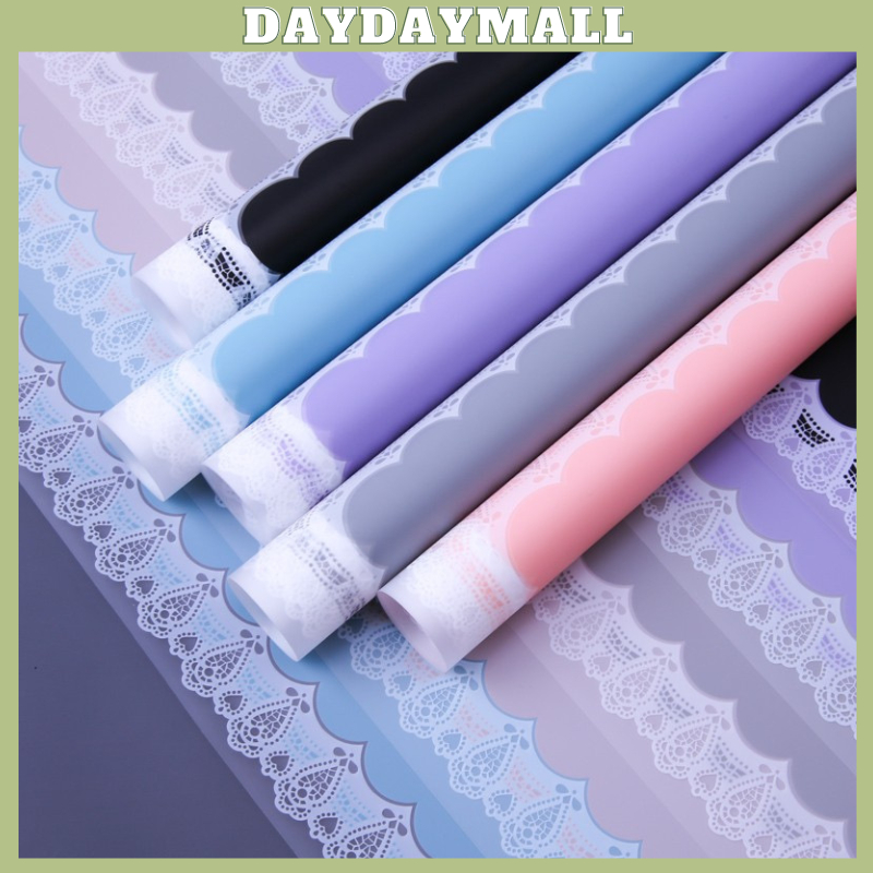 

Kertas Buket Bunga MOTIF RENDA LACE BORDER Cellephone Flower Wrapping Paper 6175