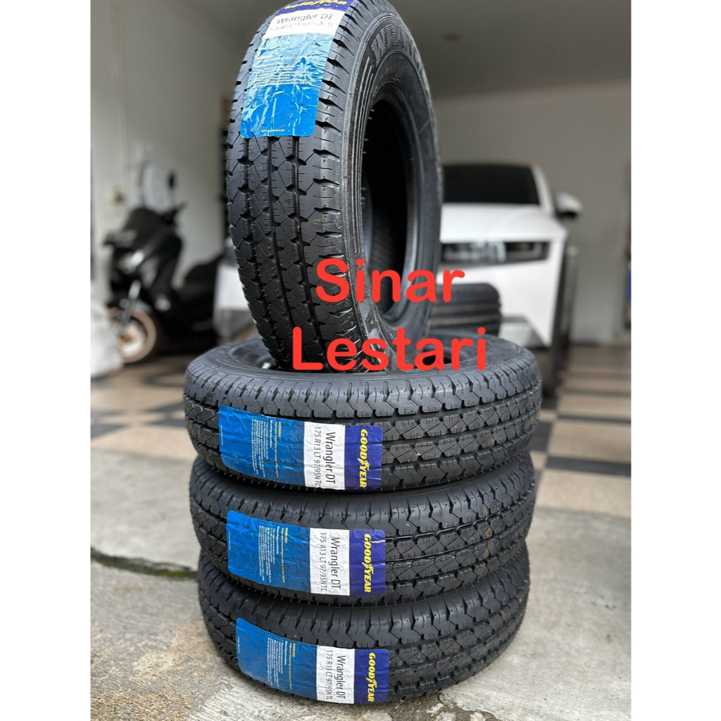 Goodyear Wrangler DT 175 R13 8PR LT 97/95 N TL cocok Untuk Grand max, Carry, Grandmax Dan Lain-Lain.