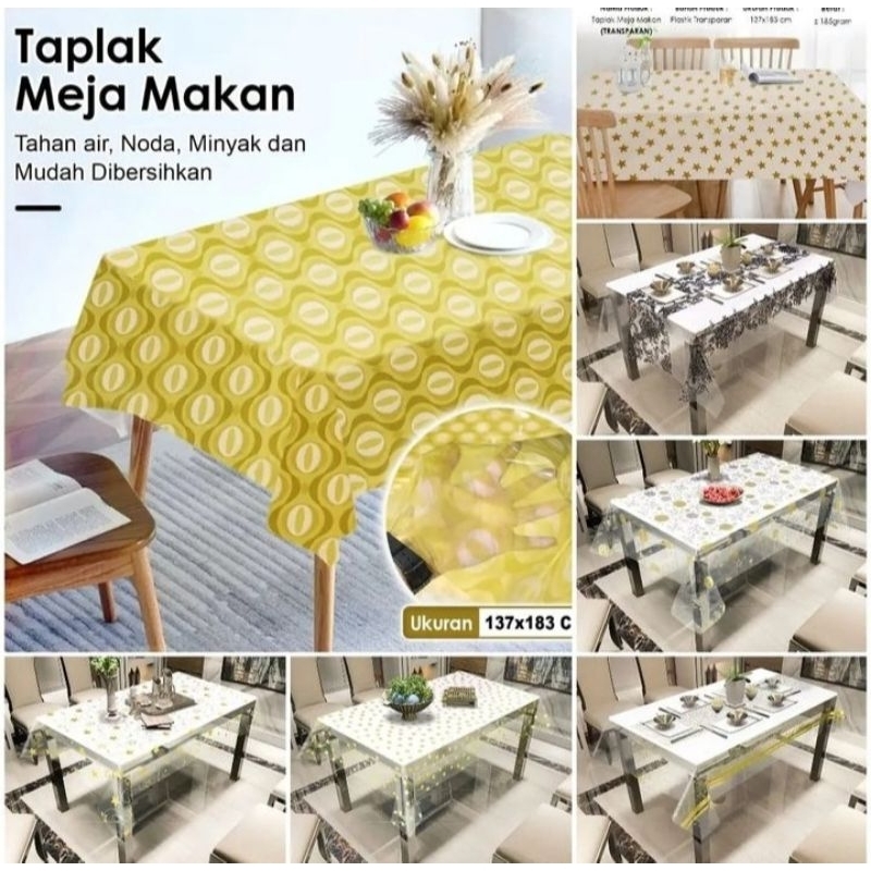 Taplak meja makan waterproof
