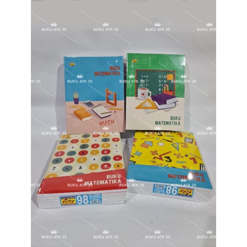 

Buku Tulis MURAH KIKY KOTAK / MATEMATIKA isi 98 lembar