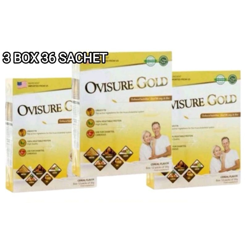 

3 BOX OVISURE GOLD VITAMIN SENDI DAN TULANG