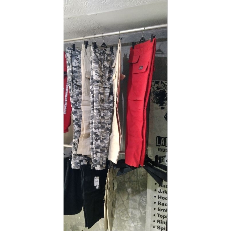 Celana kempol Alpina panjang pendek punk