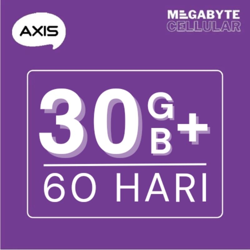 Paket Data AXIS 30 GB+ 60 HARI