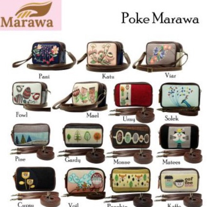 KODE P67A Poke marawa dompet hp tali panjang tas etnik tas fashion