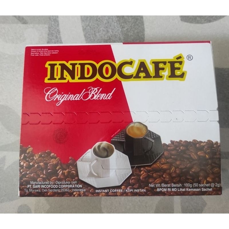 

Indocafe original blend 50 sachet @2gr