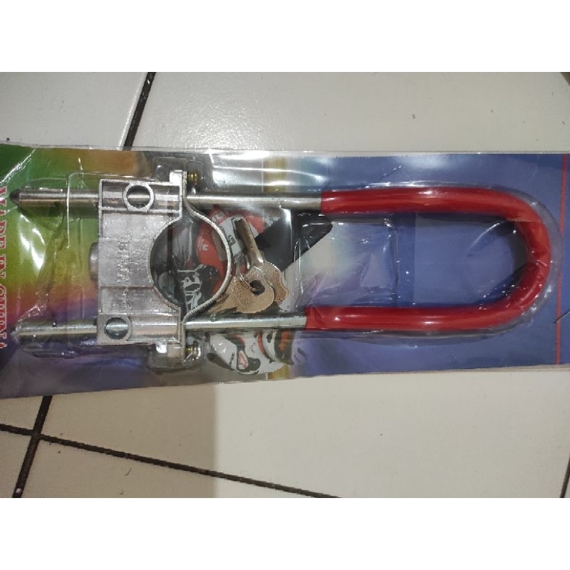 Kunci garpu motor/sepeda listrik/gembok panjang