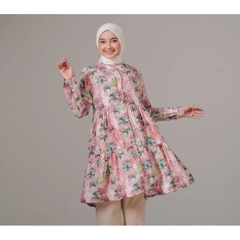 Tunik Motif Rayon Viscose Premium Terlaris