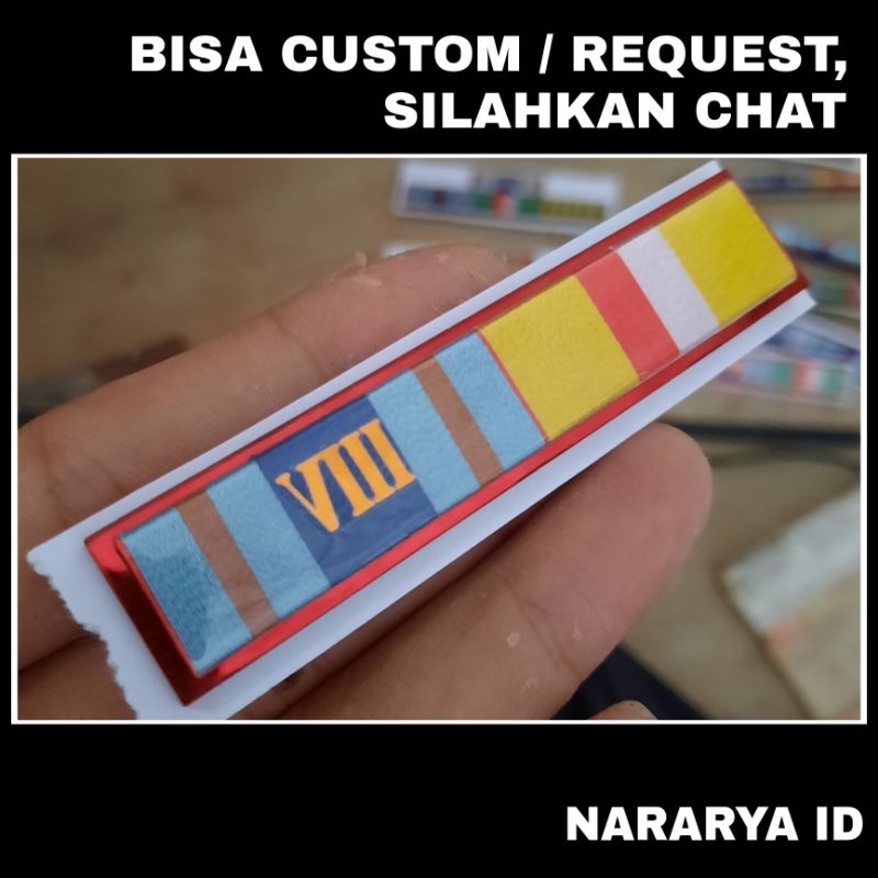 [NARARYA ID] 8 Tahun - Wira Siaga (Paspampres) / Pita Tanda Jasa PDH Satya Lencana TNI AD AL AU