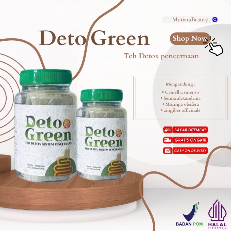 

Deto green | Teh Detox sistem pencernaan