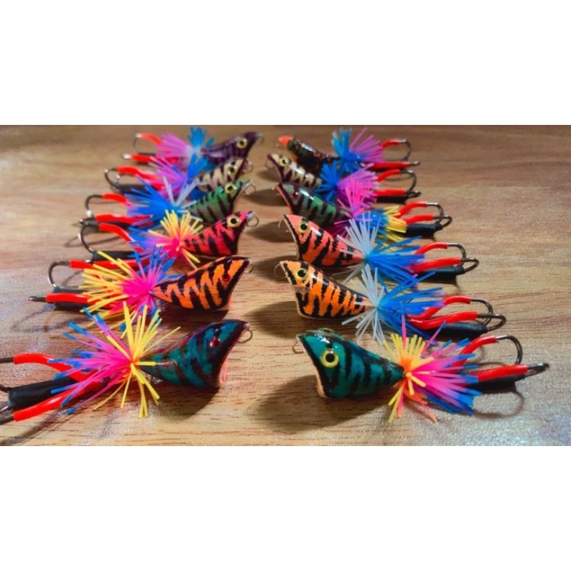 jaws frog geol mini / umpan casting gabus dan toman