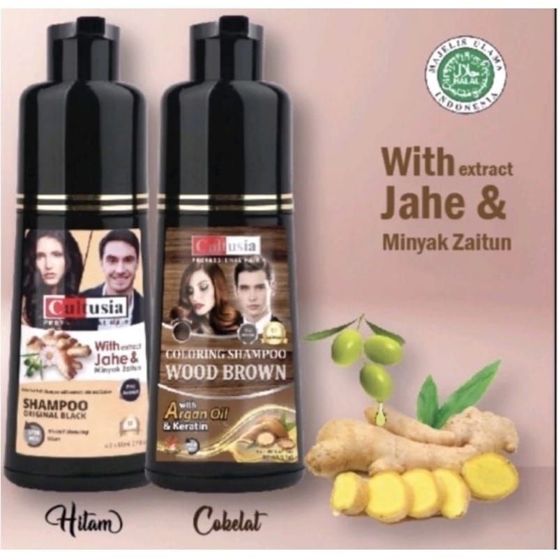 Cultusia Coloring Shampoo Black & Brown