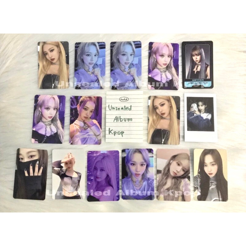 Aespa Girls Photocard pc SGS digipack photobook kwangya real world target exclusive winter ningning 