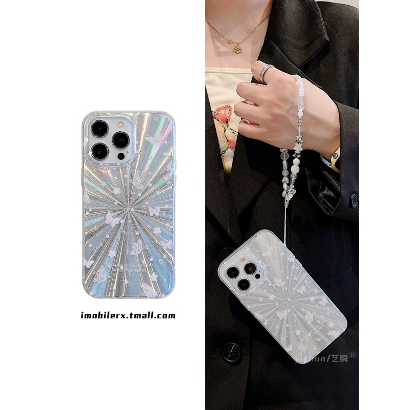 Lighthouse Pink Butterfly Softcase Casing Case HP Lucu iphone XS XS Max XR 11 Pro Max 12 Pro Max 13